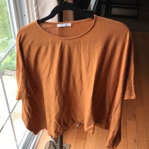 ZARA W/E COLLECTION Medium Rusty Orange Blouse